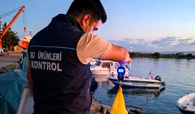 İğneada'da amatör balıkçılar denetlendi