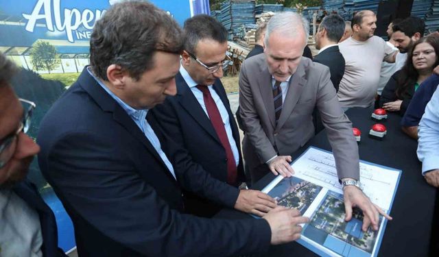İnegöl'de Botanik nikah ve etkinlik salonlarının temeli törenle atıldı