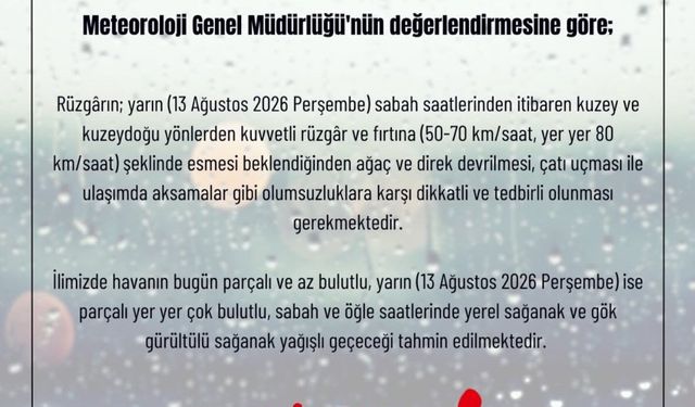 İstanbul için fırtına uyarısı: Rüzgar 80 kilometreye çıkacak