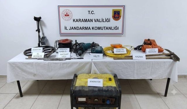 Karaman'da jandarmanın yakaladığı 34 kişiden 3'ü tutuklandı