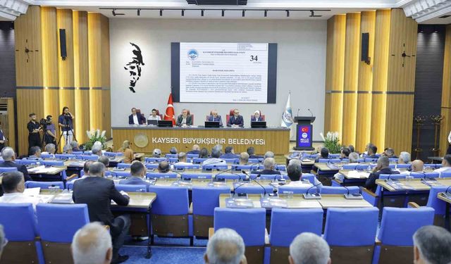 Kayseri Büyükşehir Meclisi 76 gündem maddesini karara bağladı