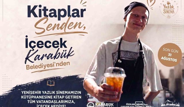 Kitap getirene içecek ikram edilecek