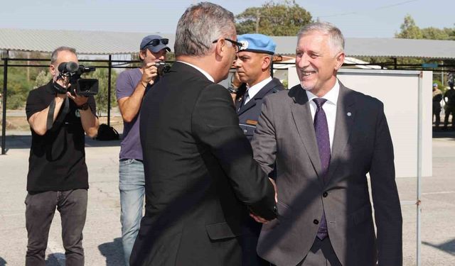 KKTC Cumhurbaşkanı Erhürman, GKRY lideri Hristodulidis bir araya geldi
