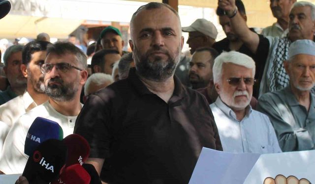 Konya'dan sınır kapısında bekletilen Filistin Konvoyu'na destek