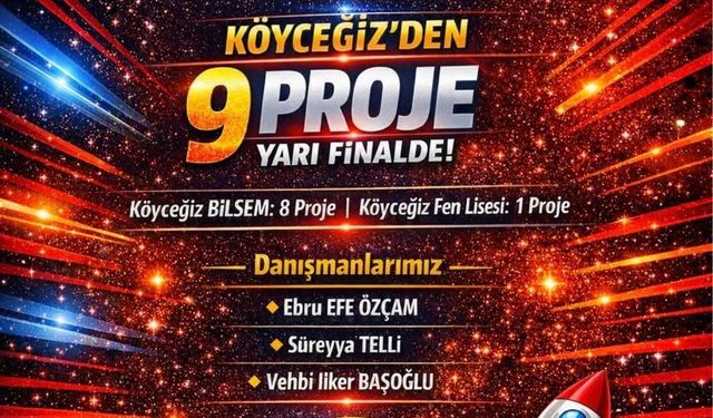 Köyceğiz'den TEKNOFEST 2026 Yarı Finallerine 9 proje