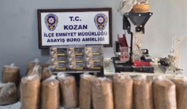 Kozan'da tütün operasyonu: 1 tutuklama
