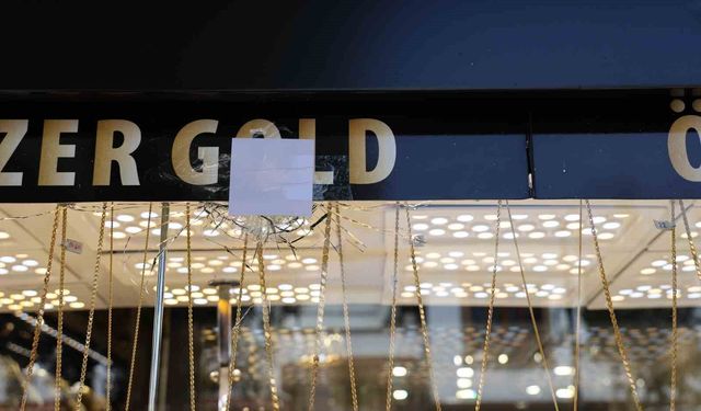 Kuyumcu dükkanına silahlı saldırı