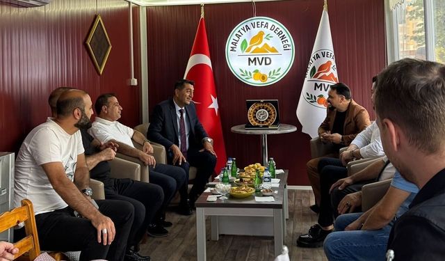 Mahmut Boyraz'dan Malatya Vefa Derneği'ne ziyaret