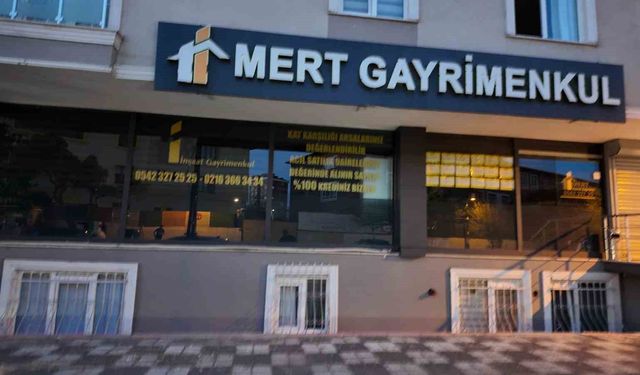 Maltepespor Başkanı Ildırı'nın emlak dükkanı kurşunlandı: 1 yaralı