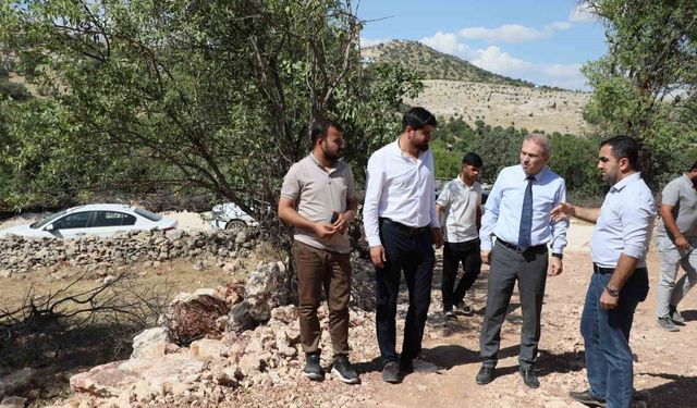 Mardin'de tarım arazilerini korumak amacıyla açıktan akan dere yer altına alınıyor
