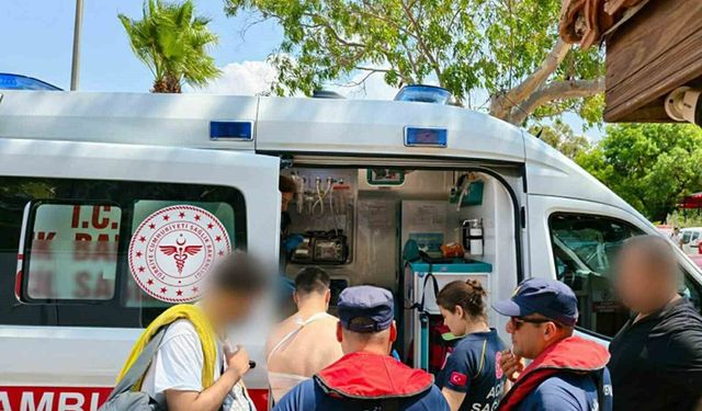Marmaris ve Fethiye'de teknelerde yaralanan 2 kişiye Sahil Güvenlikten tıbbi tahliye