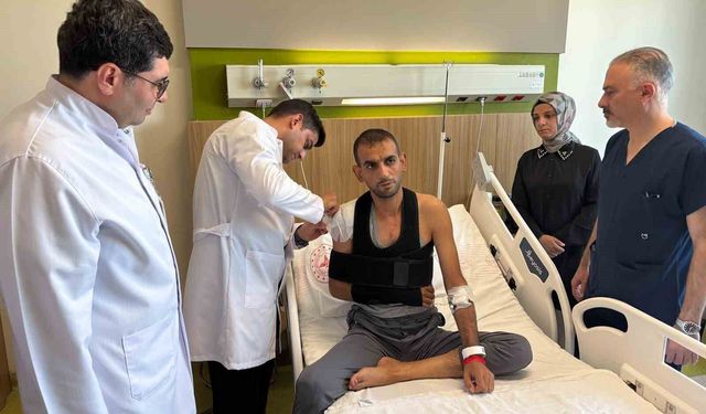 Omuzdaki kıkırdak hasarı dizden alınan sağlıklı kıkırdak ve kemik dokusuyla onarıldı