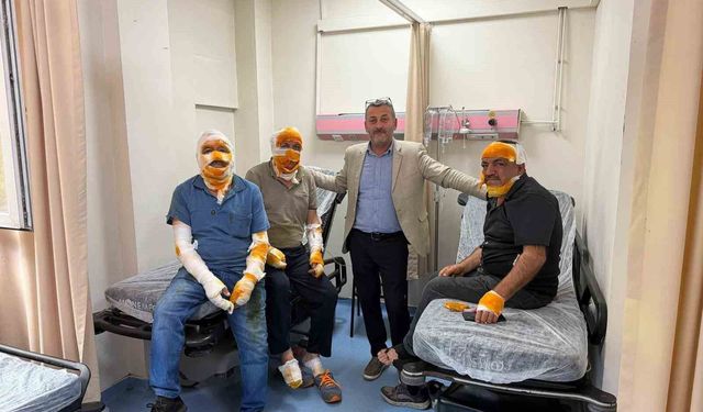 Ordu'da ev yangınında tüp patladı: 5 yaralı