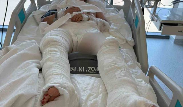 Otomobilin çarptıktan sonra üzerinden geçtiği genç kız ağır yaralandı