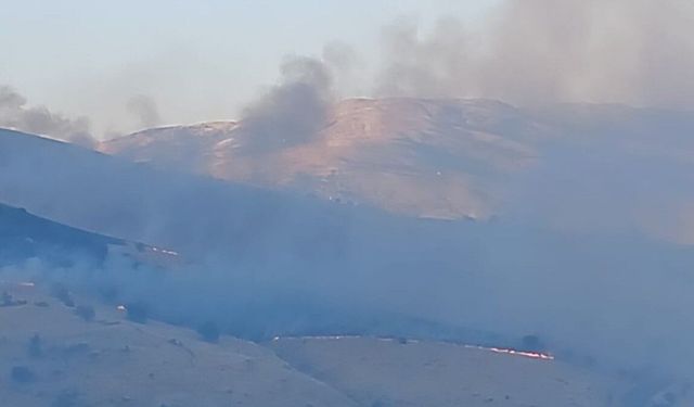 Pütürge'deki arazi yangını kontrol altına alındı