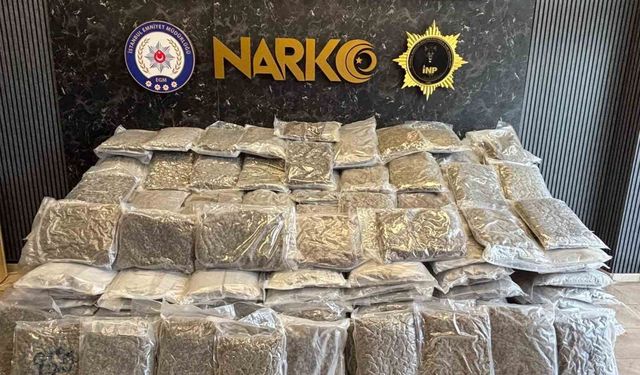 Silivri'de tır'da 376 kilo uyuşturucu ele geçirildi