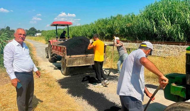 Sultanhisar'da yol bakım ve onarım çalışmaları sürüyor