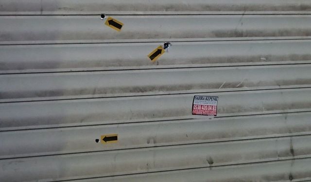 Taksiyle geldi, kuyumcu dükkanını kurşunladı: Saldırgan gözaltına alındı