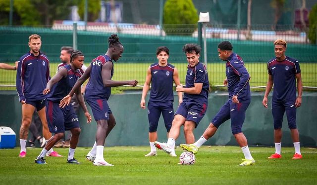 Trabzonspor, Ferencvaros maçı hazırlıklarını sürdürdü