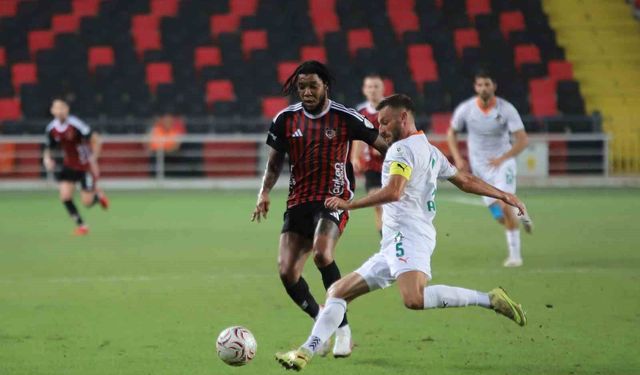 Trendyol Süper Lig: Gaziantep FK: 1 - Alanyaspor: 1 (Maç sonucu)