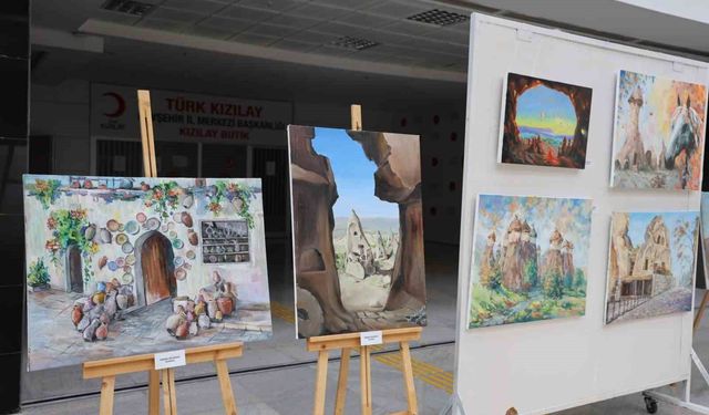 Türk dünyasının ortak tuvali Kapadokya'da renk buldu