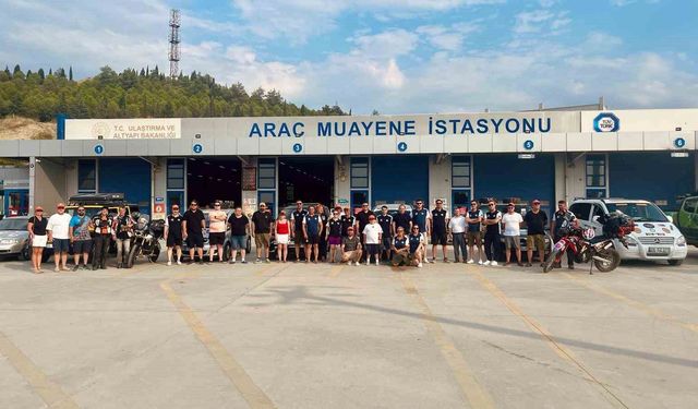 TÜVTÜRK'ün desteklediği Anadolu Dostluk Rallisi'nde ilk yarı tamamlandı