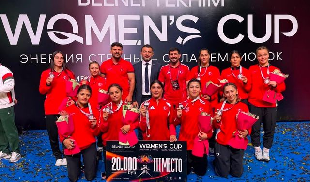 U23 Belneftekhim Women's Cup'ta milliler, takım halinde 3. oldu