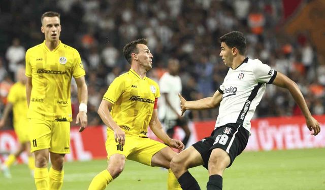 UEFA Avrupa Ligi: Beşiktaş: 1 - Hradec Kralove: 0 (Maç sonucu)