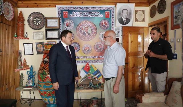 Vali Işın, Sarı Konak Kültür ve Sanat Evi'ni ziyaret etti