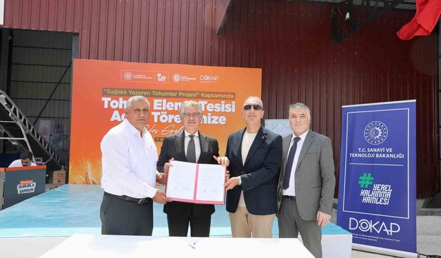 Vezirköprü Tohum Eleme Tesisi hizmete açıldı