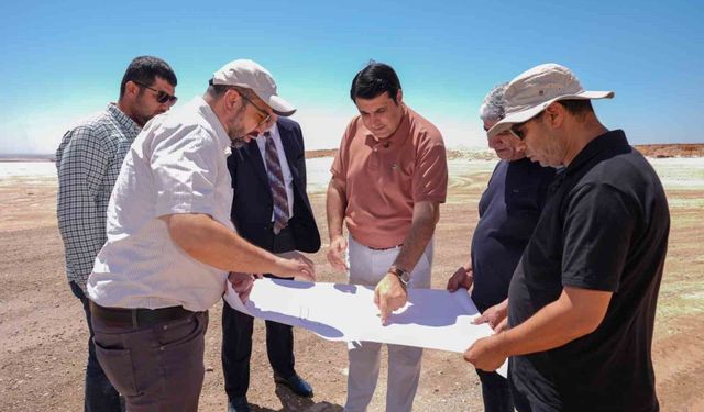 Yılmaz Adrena park'ta çalışmaları inceledi