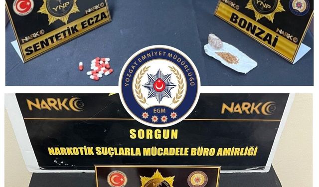 Yozgat'ta uyuşturucu operasyonu: 5 gözaltı