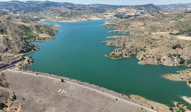 Yozgat'taki barajın doluluk oranı 10 yıl sonra yeniden yüzde 50'nin üzerine çıktı