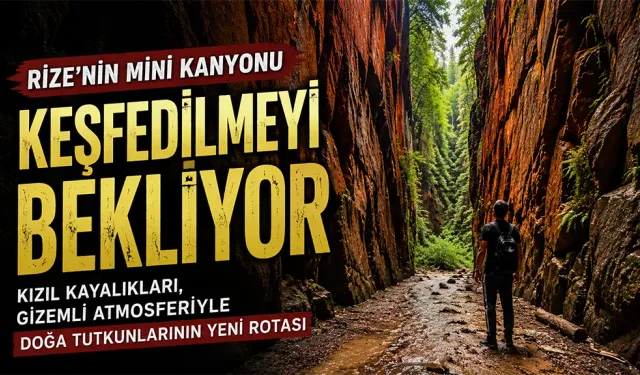 Kızıl Kayalıklar, Şelale ve Gizemli Atmosfer Hepsi Burada!