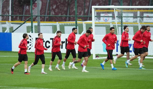 A Milli Takım, Belçika maçının hazırlıklarına başladı