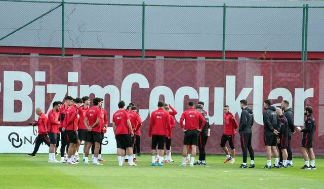 A Milli Takım'da İtalya maçı hazırlıkları başladı