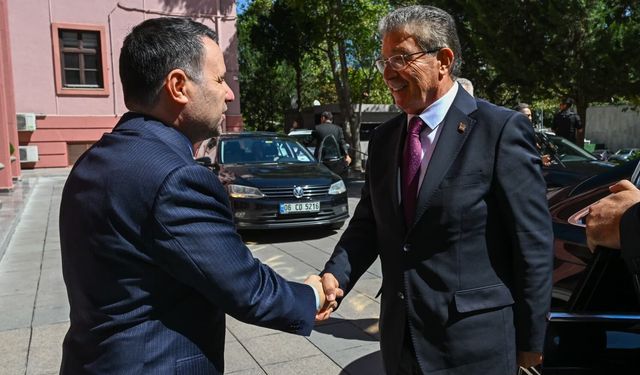 Adalet Bakanı Akın Gürlek, KKTC Başbakanı Ünal Üstel ile bir araya geldi