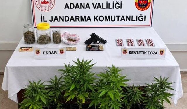 Adana'da 6 ruhsatız silah ele geçirildi