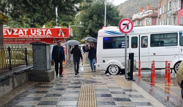 Afyonkarahisar'da yağışlı hava etkisini sürdürüyor