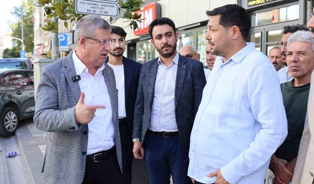 AK Parti İl Başkanı Subaşıoğlu İstiklal Caddesi'nde esnafları dinledi