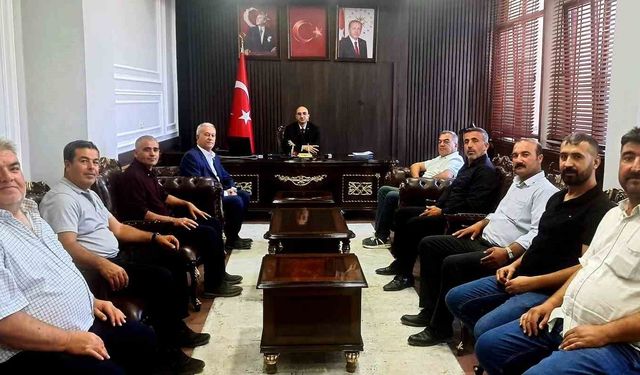 Altun'dan, Kaymakam Ceylan'a hayırlı olsun ziyareti
