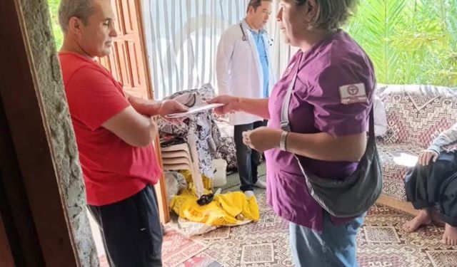 Alzheimer Haftası'nda Gazipaşa'da anlamlı ziyaret