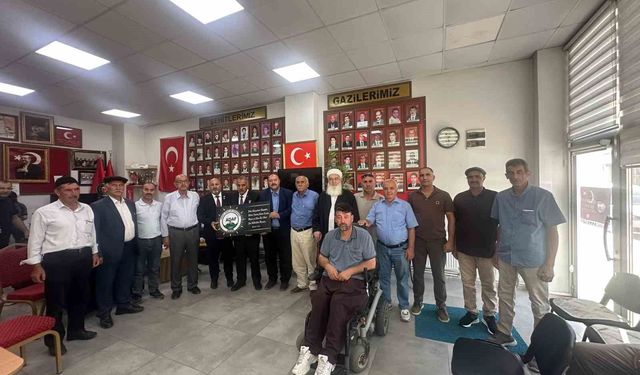 Anadolu Aşiretler Federasyonundan Iğdır Şehit ve Gazi Derneği'ne ziyaret