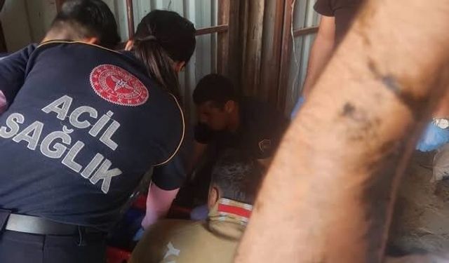 Antakya'da yük asansörü düştü: 1 yaralı