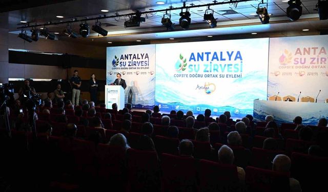 Antalya'nın suyu zirvede konuşuldu