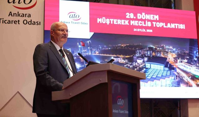 ATO Başkanı Baran: 'Enflasyonla mücadele ederken reel sektörün, üretimin ve yatırımın ihmal edilmemesi gerekiyor'