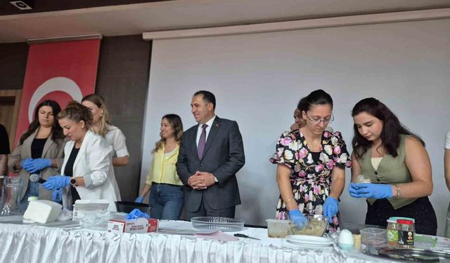 Aydın'da şekersiz lezzetler için mutfağa girdiler
