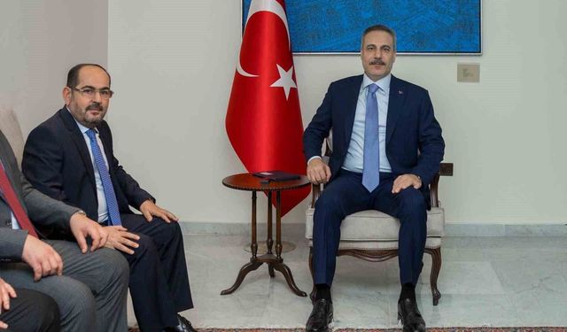 Bakan Fidan, Suriye Türkmen Meclisi Başkanı Mustafa ile görüştü