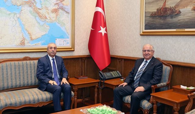 Bakan Güler, Mehdi Eker ile görüştü