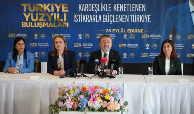 Bakan Yumaklı: 'Edirne'nin tarım, orman ve su potansiyelini verimli bir şekilde kullanması için 136 milyar liralık destek sağlandı'